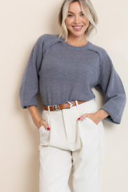 Dante6 |  Soft Alpaca sweater Brice | grey | Picture 4