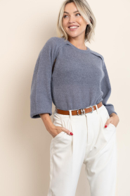 Dante6 |  Soft Alpaca sweater Brice | grey | Picture 5