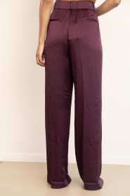 Dante6 |  Satin trouser Jules | burgundy | Picture 6