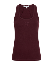 Dante6 |  Basic tank top Zora | burgundy | Picture 1
