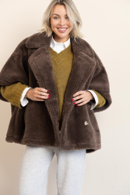 Alter Ego |  Teddy jacket/poncho Jagger | brown | Picture 4