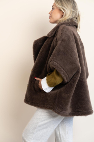 Alter Ego |  Teddy jacket/poncho Jagger | brown | Picture 6