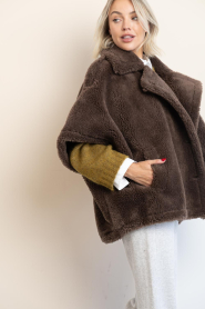 Alter Ego |  Teddy jacket/poncho Jagger | brown | Picture 5