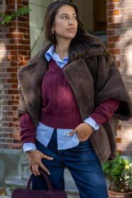 Alter Ego |  Teddy jacket/poncho Jagger | brown | Picture 10