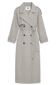 Alter Ego |  Woolen trenchcoat Adelin | grey | Picture 1