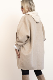 Alter Ego |  Wool coat Valery | beige | Picture 9