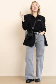 Copenhagen Muse |  Sweater with rhinestones Veran | black | Picture 3