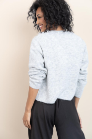 Copenhagen Muse |  Soft vest with righnstones Ibra | grey | Picture 7