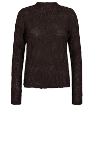 Copenhagen Muse |  Openwork top Jeri | dark brown | Picture 1