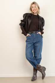 Copenhagen Muse |  Openwork top Jeri | dark brown | Picture 3