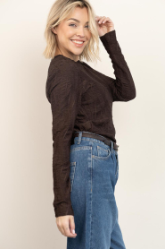 Copenhagen Muse |  Openwork top Jeri | dark brown | Picture 6