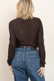 Copenhagen Muse |  Openwork top Jeri | dark brown | Picture 7