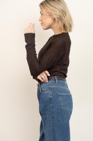 Copenhagen Muse |  Openwork top Jeri | dark brown | Picture 8