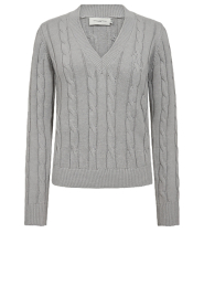 Copenhagen Muse |  Soft cable knit Kotom | grey