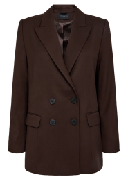 Copenhagen Muse |  Double breasted blazer Tailor | brown | Picture 1