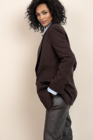 Copenhagen Muse |  Double breasted blazer Tailor | brown | Picture 6