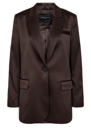 Copenhagen Muse |  Satin blazer Shine | brown | Picture 1