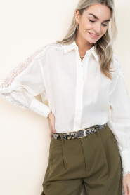 Copenhagen Muse |  Embroidery blouse Molly | natural | Picture 6