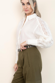 Copenhagen Muse |  Embroidery blouse Molly | natural | Picture 7