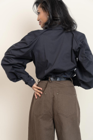 Copenhagen Muse |  Blouse with puffed sleeves Sophie | black | Picture 8