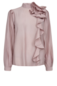 Copenhagen Muse |  Lyocell top met ruches Molly | pink | Picture 1