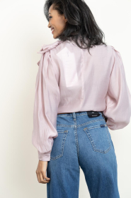 Copenhagen Muse |  Lyocell top met ruches Molly | pink | Picture 7