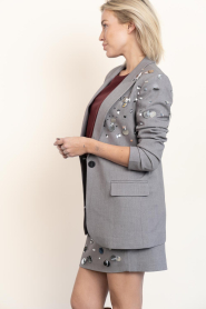 Copenhagen Muse |  Blazer with sequins Tailor | grey | Picture 8