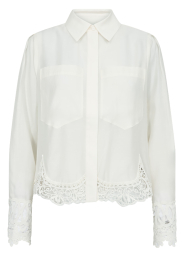Copenhagen Muse | Lyocell cropped blouse Molly | naturel | Afbeelding 1