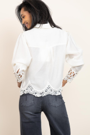 Copenhagen Muse | Lyocell cropped blouse Molly | naturel | Afbeelding 5