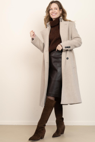 Copenhagen Muse |  Leather pencil skirt Baron | black | Picture 3