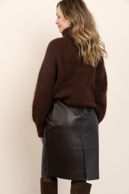 Copenhagen Muse |  Leather pencil skirt Baron | black | Picture 9