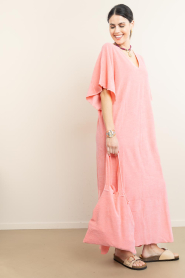 Speezys | Terry kaftan Evy | roze | Afbeelding 4