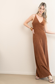 Speezys |  Terry maxi dress Mara | brown | Picture 5