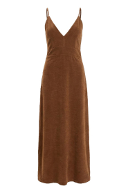 Speezys |  Terry maxi dress Mara | brown