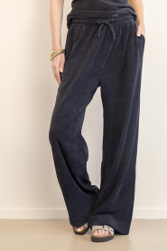 Speezys |  Terry wide leg pants Mel | black | Picture 4