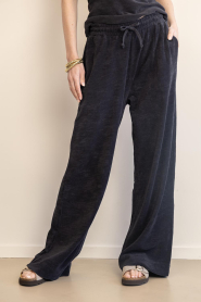 Speezys |  Terry wide leg pants Mel | black | Picture 5