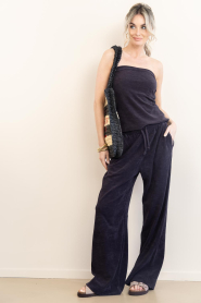 Speezys | Terry strapless top Jet | zwart | Afbeelding 3