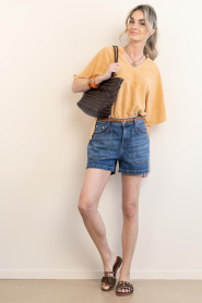 Speezys |  Terry kaftan top Fenne | camel | Picture 3