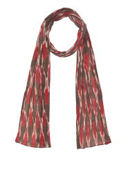 Maison Hotel |  Cotton shawl with lurex Claude | brown | Picture 1