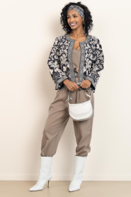 Maison Hotel |  Jacket with embroidery Balani | black | Picture 3
