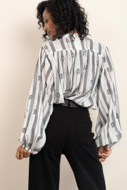 Maison Hotel |  Cotton blouse with lurex Perla | natural | Picture 8
