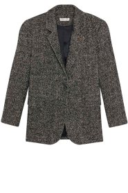 Maison Hotel |  Herringbone blazer Dora | black | Picture 1