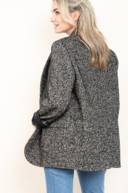 Maison Hotel |  Herringbone blazer Dora | black | Picture 7