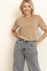 CC Heart |  Basic T-shirt Regular | beige | Picture 2