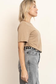 CC Heart |  Basic T-shirt Regular | beige | Picture 4