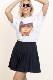 Elite Paris |  Oversized T-shirt with print Emily | white | Picture 4