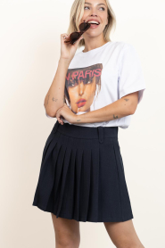 Elite Paris |  Oversized T-shirt with print Emily | white | Picture 2