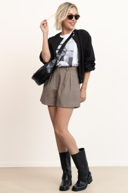 Elite Paris |  Boxy T-shirt with print Weekend | white | Picture 3