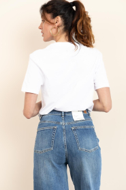 Elite Paris |  T-shirt with print Monday | white | Picture 8