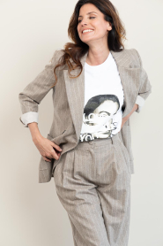 Elite Paris |  T-shirt with print Miu | white | Picture 2